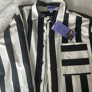 Kahlana Barfield Brown x Target collab button up shirt/ Dress